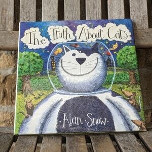Vintage 1996 The Truth About Cats Coffee Table Book by Alan Snow